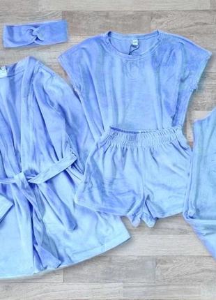 Велюровая пижама для девочки