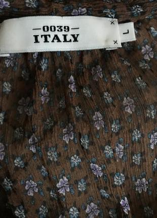 Блуза шёлковая фирменная дорогой бренд italy 0039 размер m-l3 фото