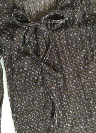 Блуза шёлковая фирменная дорогой бренд italy 0039 размер m-l4 фото