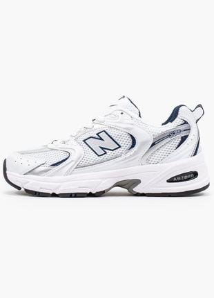 Женские кроссовки new balance 530 white navy5 фото