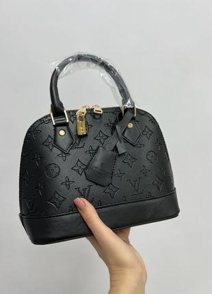 Жіноча невеличка чорна сумка на ручках 🆕 популярна стильна сумка