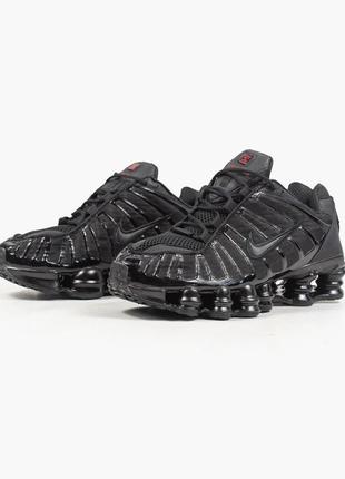 Мужские кроссовки nike shox tl black#найк