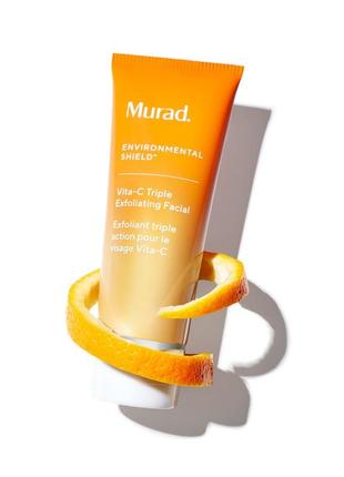 Тройной пилинг для лица murad environmental shield vita-c triple exfoliating facial, 80 мл