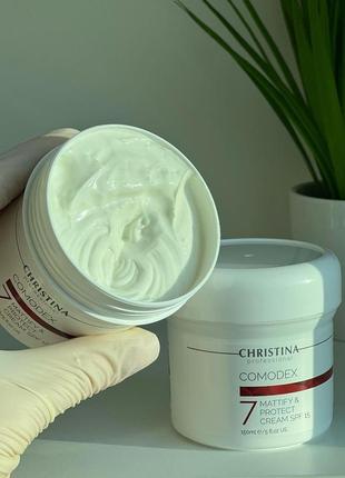 Крем для обличчя "матування та захист" christina comodex-mattify&protect cream spf15