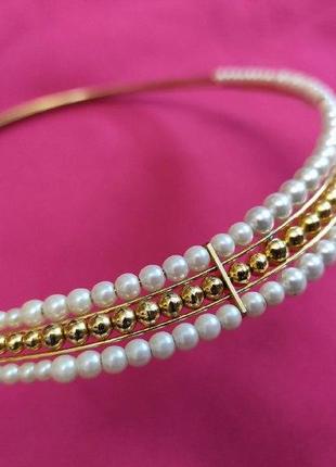 Обруч или нежное колье, украшение на шею, украшение