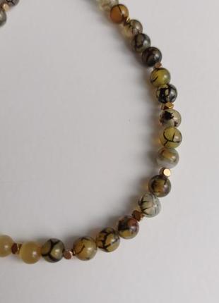 Чокер из агата "вены дракона"