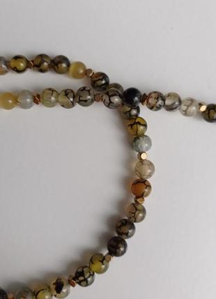 Чокер из агата "вены дракона"