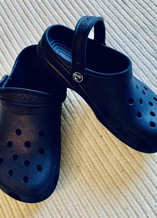 Кроксы сабо шлёпанцы сланцы подростковые (унисекс) crocs (оригинал)