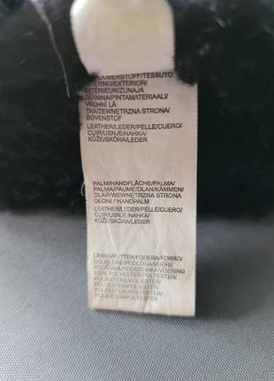 Ziener кожаные перчатки. утепленные primaloft