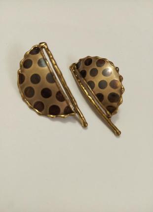 Серьги винтаж 80-е