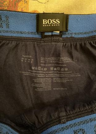 Класні, труси, боксерки, котонові, темно синього кольору, від дорогого бренду: hugo boss.10 фото