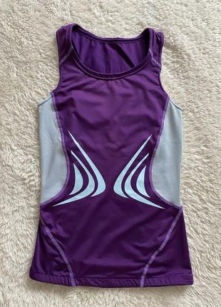 Майка на спорт с дышащими вставками