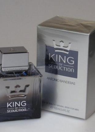 Оригинальный antonio banderas king of seduction 100 ml ( бандерас блю кинг седукшн) туалетная вода1 фото