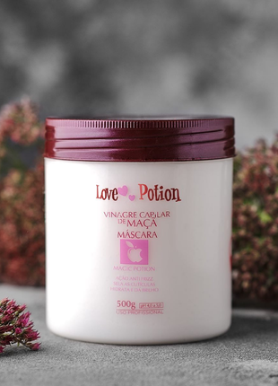 Зміцнююча маска для волосся love potion mascara vinagre capilar de maca 500 мл