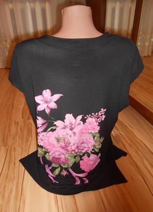 Шикарная блуза туника с бисерным воротом 52-563 фото