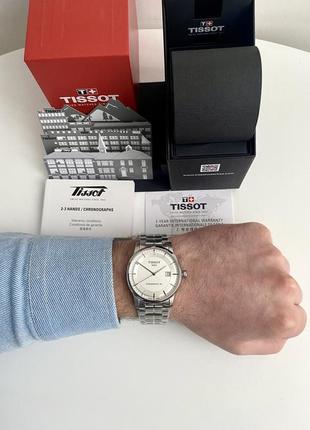 Tissot чоловічий швейцарський механічний годинник механіка тісо оригінал powermatic 80 на подарунок чоловікові чоловіку хлопцю3 фото