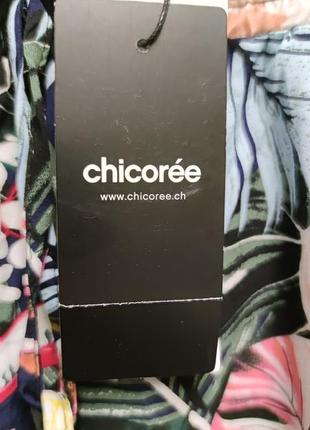 New chicoree yaya tropical print pants вискозные брюки оверсайз /7454/4 фото