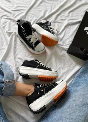 Кросівки в стилі converse run low no brand6 фото