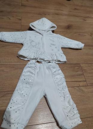 Велюровый костюм на меху