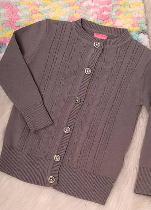 Классные вязаные кофточки на пуговицах для девочек