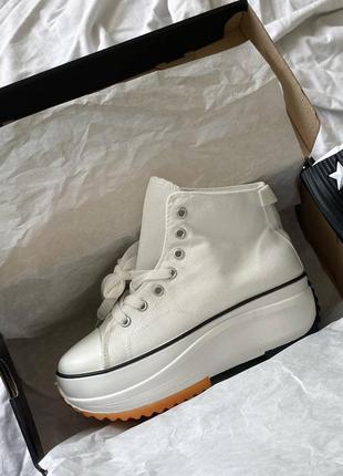 Кросівки в стилі converse run hike white no brand