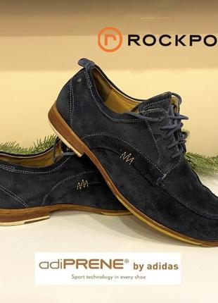 Туфли оксфорды rockport parker hill cap premium leather (k73705) adiprene by adidas 42/27 оригинал
