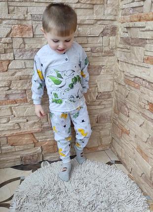 Піжама, костюм для хлопчика з динозаврами