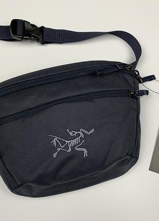 Сумка поясная arc'teryx legit 1 waist pack (black sapphire)