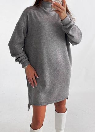 Ангоровое платье батал.