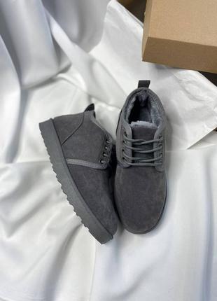 Уггі в стилі ugg neumel no logo grey2 фото