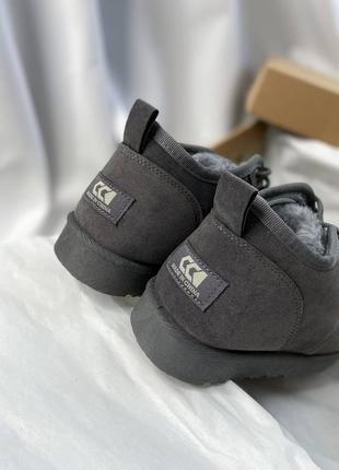 Уггі в стилі ugg neumel no logo grey6 фото