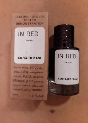 Парфюм armand basi in red 60 ml. ,тестер ,2 фото