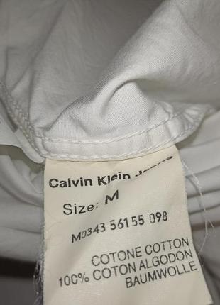 Calvin klein jeans сорочка біла2 фото