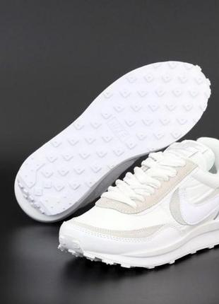 Женские кроссовки nike ld waffle sacai white 36-37-38-39-40