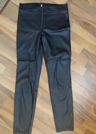 Легінси екошкіра з флісом