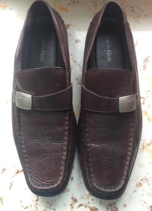 Мужские туфли от известного бренда calvin klein