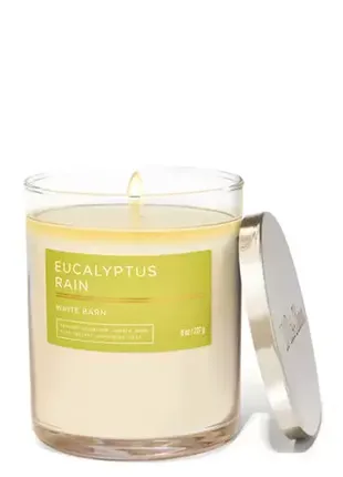 Свічка eucalyptus rain bath and body works candle