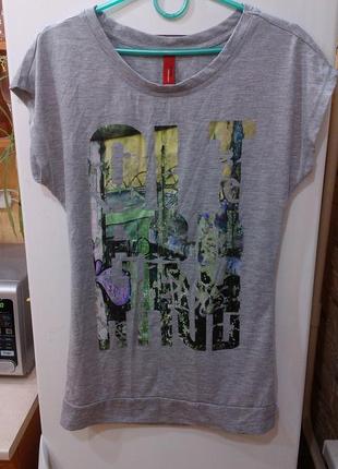 Футболка удлиненная