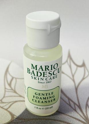 Очищаюча пінка для обличчя mario badescu gentle foaming cleanser