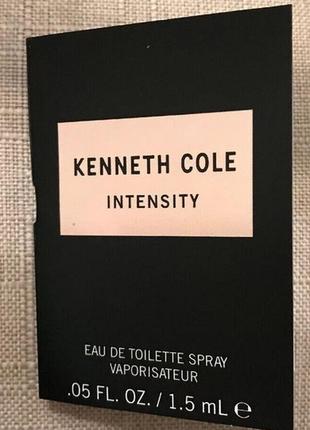 Парфюмированная вода унисекс kenneth cole intensity 1,5 мл пробник оригинал