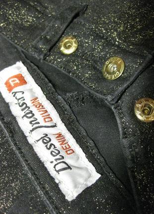 Хлопок 100% секси брюки штаны джинсы diesel industry denim division км1463 италия, made in italy6 фото