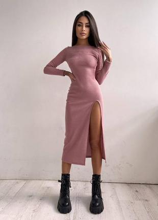 Плаття міді зі шнурівкою