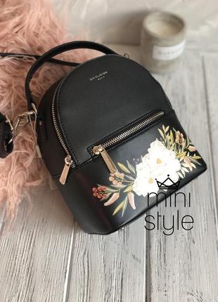 Рюкзак трендовый рюкзачек cross-body кросс боди david jones1 фото