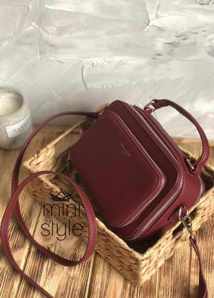 Сумка на длинной ручке cross-body сумочка трендовая и стильная кроссбоди david jones2 фото