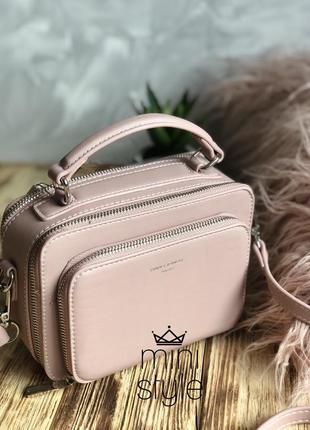 Сумка на довгій ручці cross-body сумочка трендова і стильна кроссбоди david jones