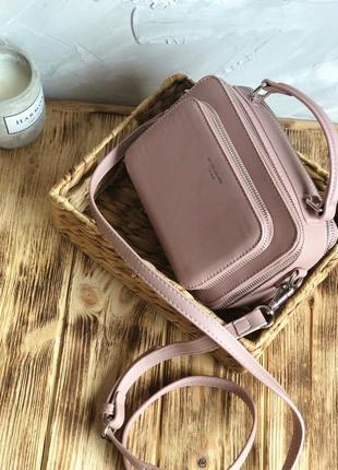 Сумка на длинной ручке cross-body сумочка трендовая и стильная кроссбоди david jones2 фото