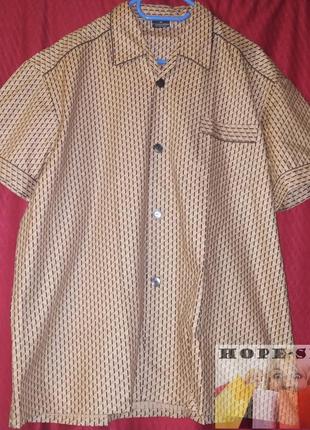 🌙світло коричнева,принтованная сорочка для сну з коротким рукавом56