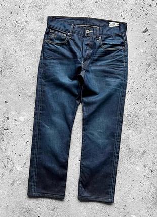 G-star raw men’s blue 3301 straight denim jeans джинси