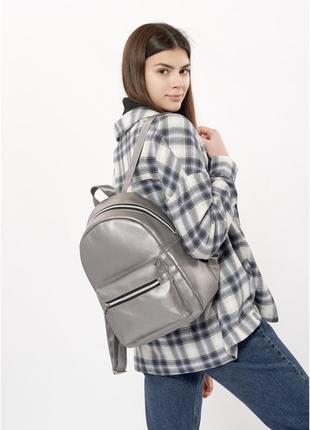 Жіночий рюкзак sambag talari ksh срібний6 фото
