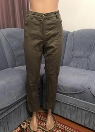 Брюки carla ferroni 46 размер,брюки, штаны хлопок, тонкие летние брюки